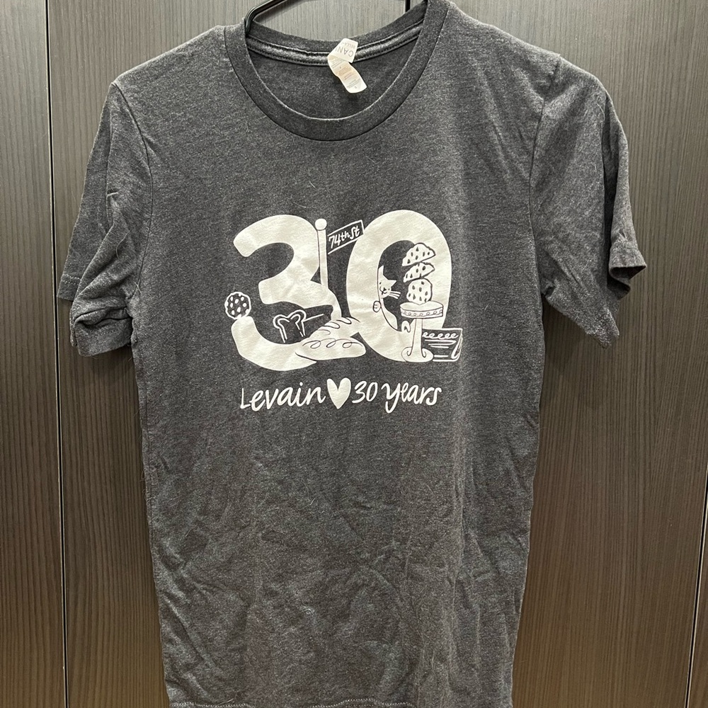 Gray Levain Bakery 30th Anniversary Tee